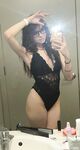 Hannahowo OnlyFans Glasses And Bodysuit